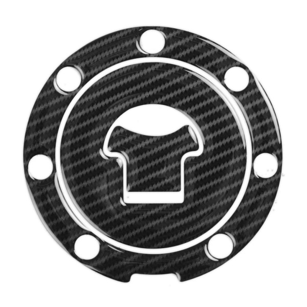 Red Dynamic Red Dynamic Carbon Fibre Fuel Cap Protector for Honda motorcycles